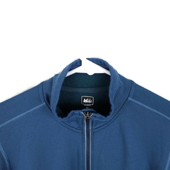 REI Tees - Long Sleeve/Tops, Size M for Women Blue Half Zip - Picture 5 of 6